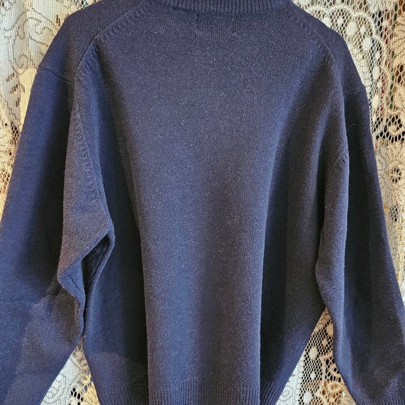 Vintage Pause Sweater 100% Lambswool Made in Hong Kong - Picture 5 of 5